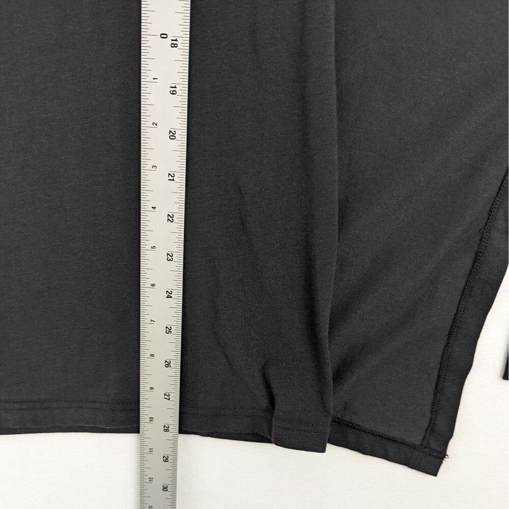 Varley Womens Small Napa Tie Waist Wrap Black Pima Cotton Tank Top - Picture 5 of 10